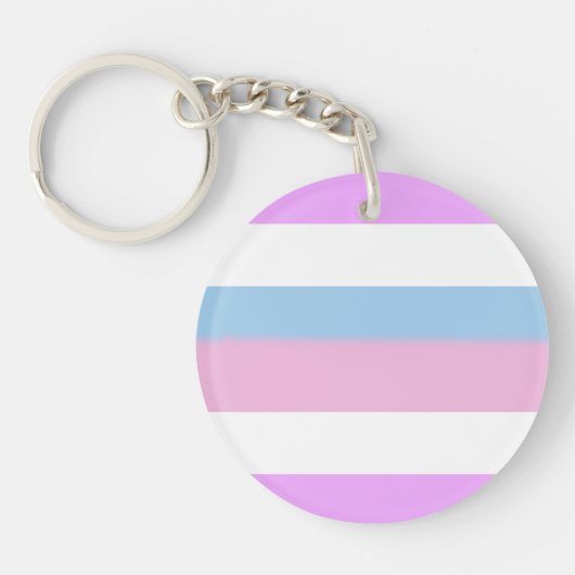 Intersex Pride Flag Schlüsselanhänger (Vorderseite)