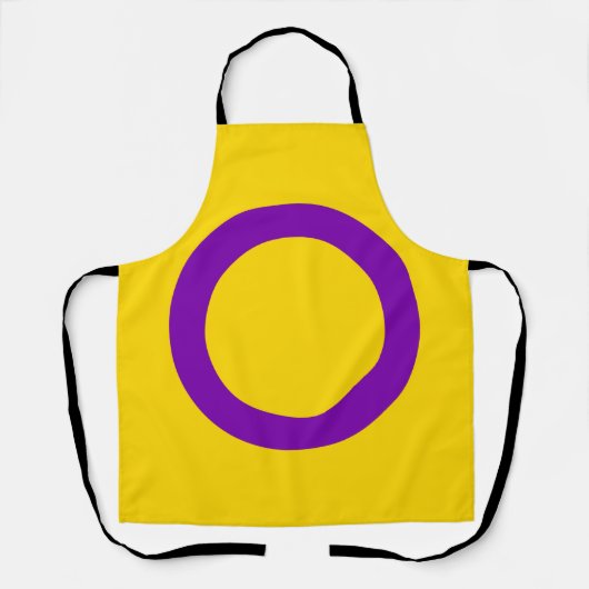 Intersex Pride Flag Schürze (Vorderseite)