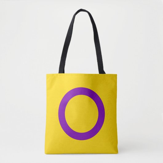 Intersex Pride Flag Tasche (Vorderseite)