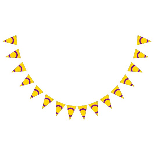 Intersex Pride Flag Wimpelkette (Alle)
