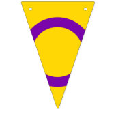 Intersex Pride Flag Wimpelkette (Zweite Fahne)