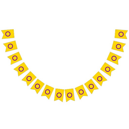 Intersex Pride Flag Wimpelkette (Alle)