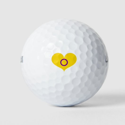 Intersex Pride Golfball (Vorderseite)
