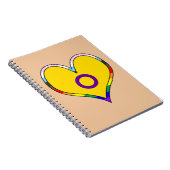 Intersex Pride Heart Notebook Notizblock (Rechte Seite)