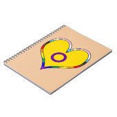 Intersex Pride Heart Notebook Notizblock (Linke Seite)