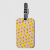 Intersex Pride Heart Pattern Luggage Tag Gepäckanhänger (Vorderseite Vertikal)