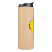 Intersex Pride Heart Thermal Tumbler Thermosbecher (Nach links gedreht)