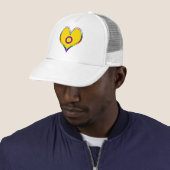Intersex Pride Heart Trucker Hat Truckerkappe (Beispiel)