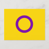 INTERSEX PRIDE POSTKARTE (Vorderseite)