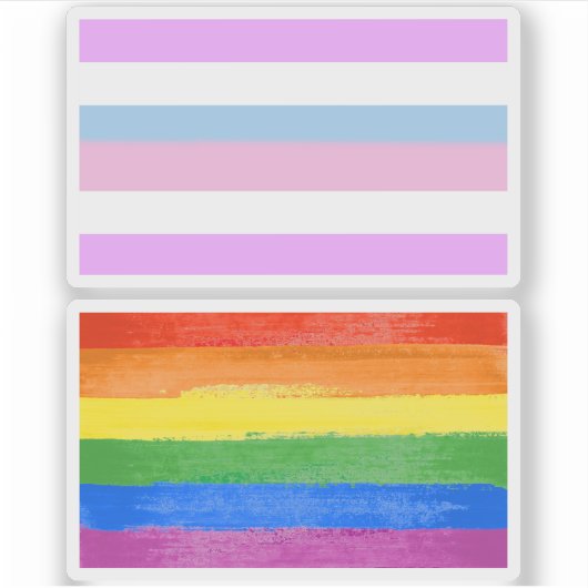 Intersex Pripes Aufkleber (Vorderseite)
