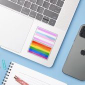 Intersex Pripes Aufkleber (Laptop mit iPhone)