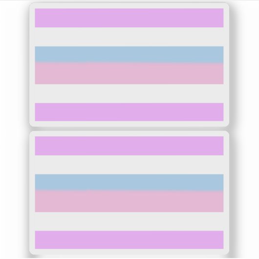 Intersex Pripes Aufkleber (Vorderseite)