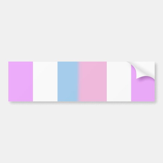 Intersex Pripes Autoaufkleber (Vorne)