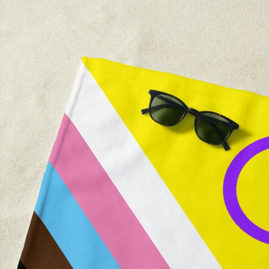 Intersex Progress Prilag Flag Strandtuch (Beispiel)