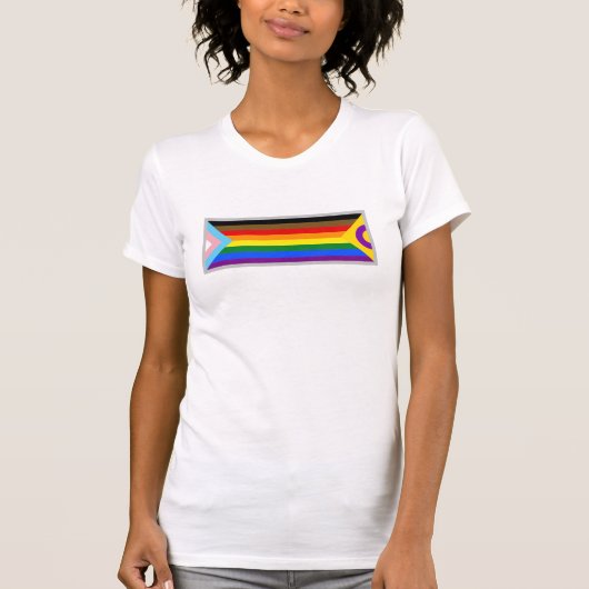 Intersex Progressive Pride Banner T - Shirt (Vorderseite)