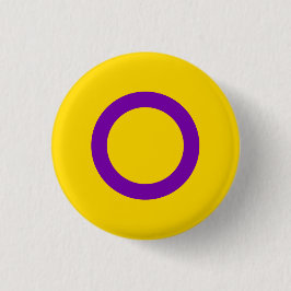 Intersex-Staffelflagge Button