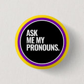 Intersex-Stolz Button (Vorderseite)