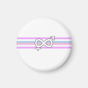 Intersex-Stolz-Flagge Magnet