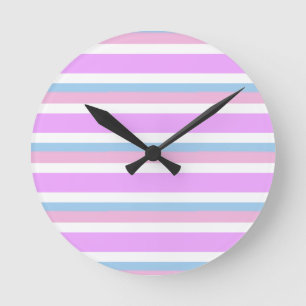Intersex-Stolz-Flagge Runde Wanduhr