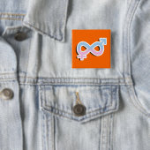 INTERSEX UNBEGRENZTES SYMBOL 3D BUTTON (Beispiel)