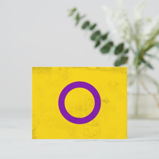 intersexuell postkarte (Stehend Vorderseite)