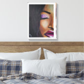 Interskopische Frau - Leinwand (Insitu (Schlafzimmer))