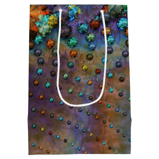 Interspersal M. Jeweled Mittlere Geschenktüte (Rückseite)