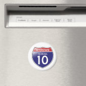 Interstate 10 Alabama Magnet (In Situ (Geschirrspüler))