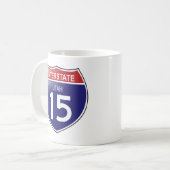 Interstate 15 in Utah Tasse (Vorderseite Links)