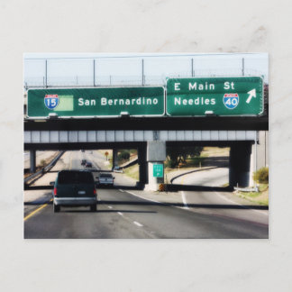Interstate 15, Kalifornien Postkarte