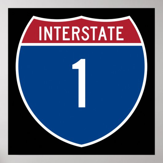 Interstate 1 poster (Vorne)