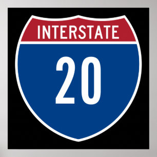 Interstate 20 poster