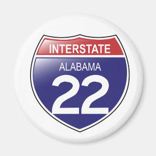 Interstate 22 Alabama Magnet