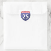 Interstate 25 (I-25) Road Trip Travel Sticker (Tasche)