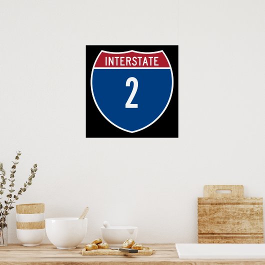 Interstate 2 poster (Küche)