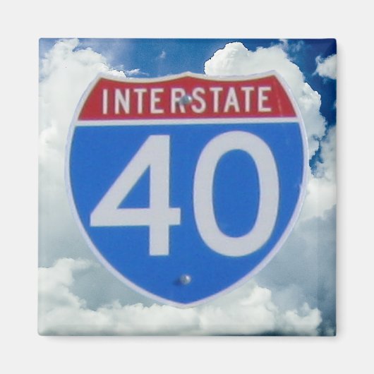 Interstate 40 Shield Magnet (Vorne)