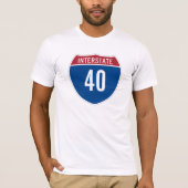 Interstate 40 T - Shirt (Vorderseite)