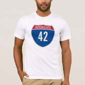 Interstate 42 T - Shirt (Vorderseite)