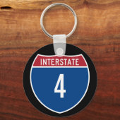 Interstate 4 schlüsselanhänger (Vorderseite)