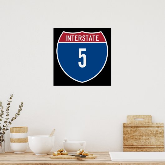 Interstate 5 poster (Küche)