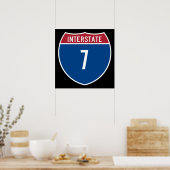 Interstate 7 poster (Küche)