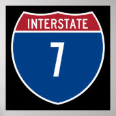 Interstate 7 poster (Vorne)
