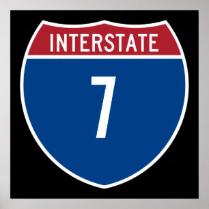 Interstate 7 poster