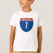 Interstate 7 T - Shirt (Vorderseite)