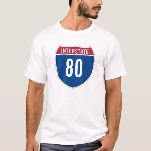 Interstate 80 T - Shirt (Vorderseite)