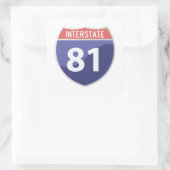 Interstate 81 (I-81) Road Trip Travel Sticker (Tasche)
