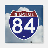 Interstate 84 Schild, Straßenschild, Oregon Magnet (Vorne)