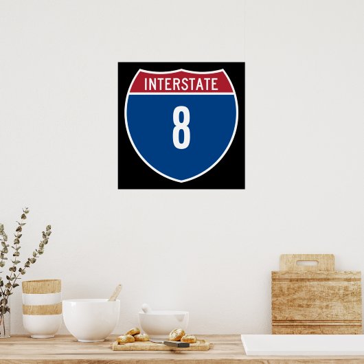 Interstate 8 poster (Küche)