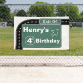 Interstate Birthday Banner (Insitu)