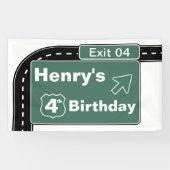 Interstate Birthday Banner (Horizontal)